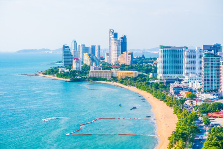 Pattaya city and bay